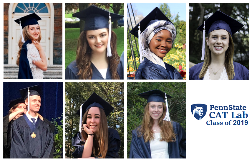 Top (left to right): Shannon Gavin, Alyssa Bland, Aisha Aliyuu, and Jaclyn Yuro Bottom (left to right): Luke Vankeuren, Olivia Perone, and Julie Leeds