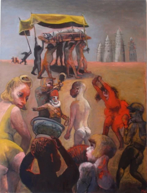 Who’s a pretty boy then, 2014, Oil on Canvas, 108 x 82 cm