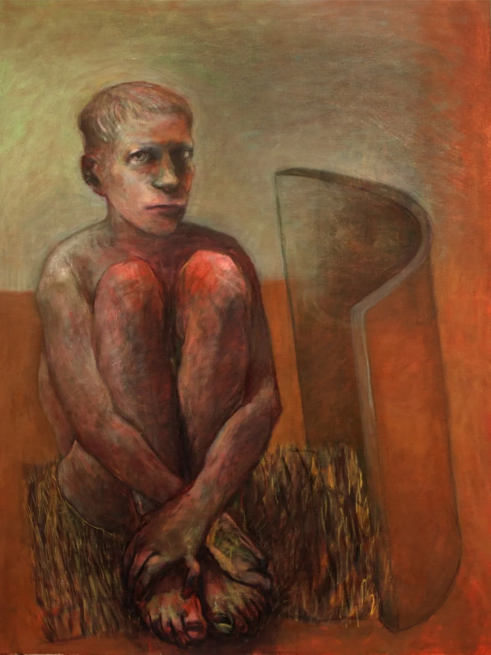 Warrior 1, 2010, Oil on Canvas, 101 x 77 cm