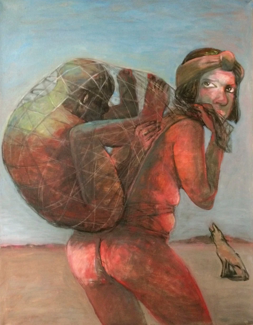 The Catch, 2016, Oil on Canvas , 92x71 cm