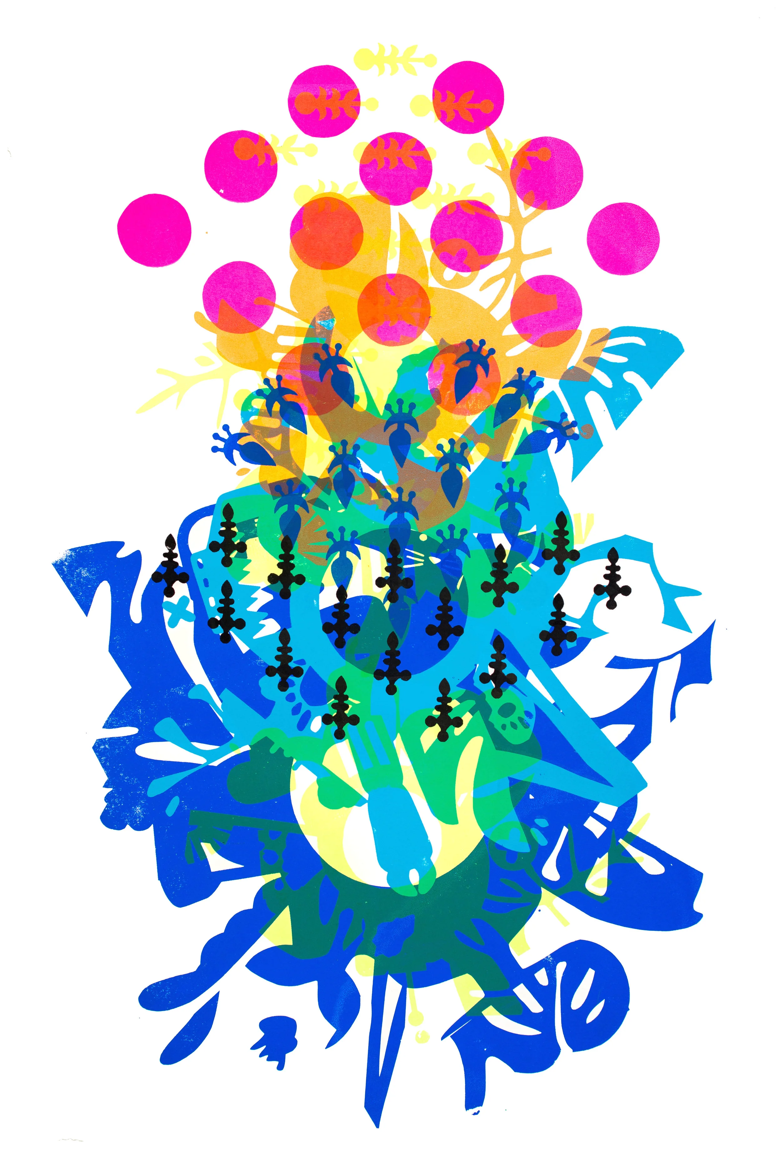 Screenprint on paper 2015 15 x 22 in