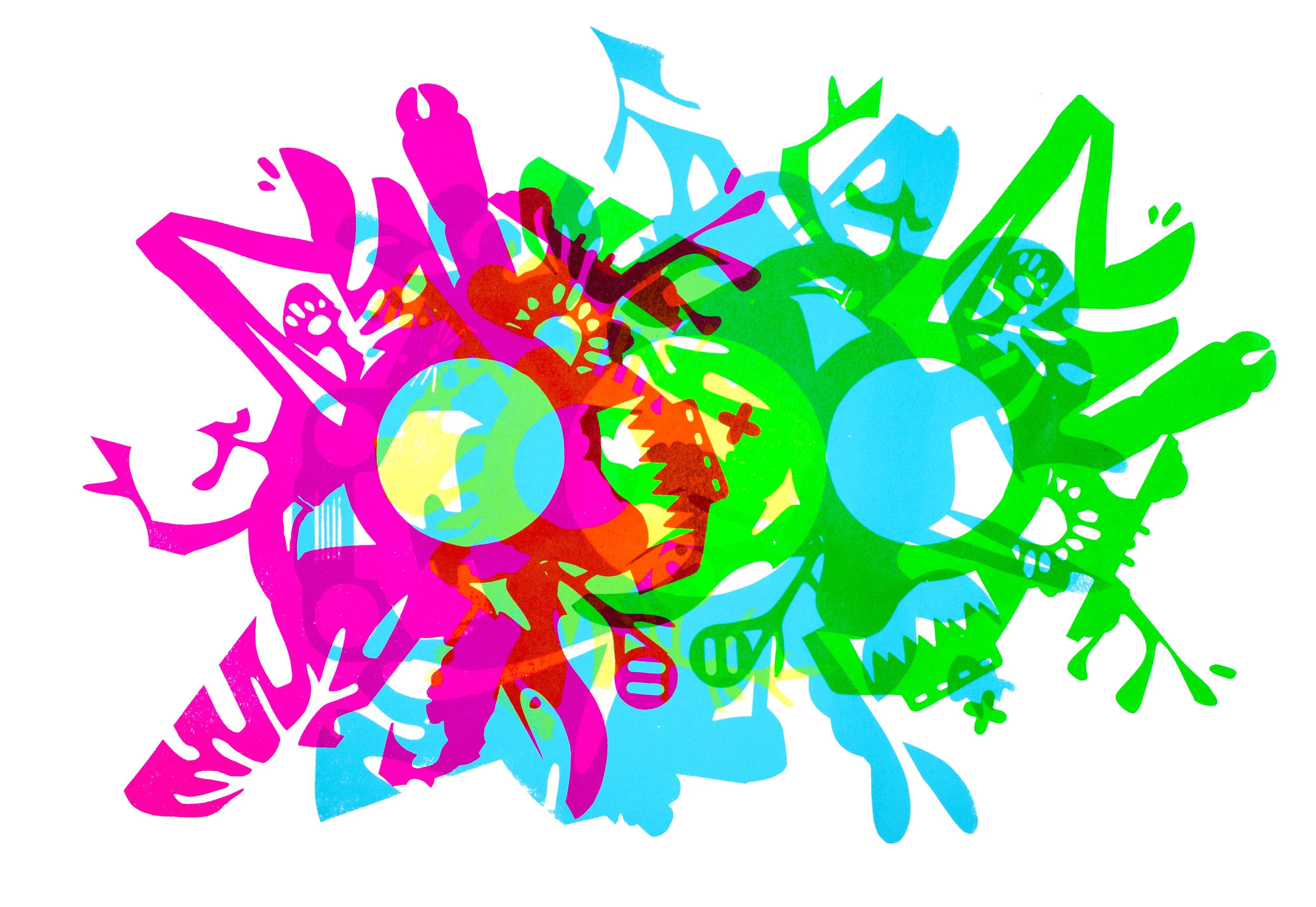 Screenprint on paper 2015 22 x 15 in