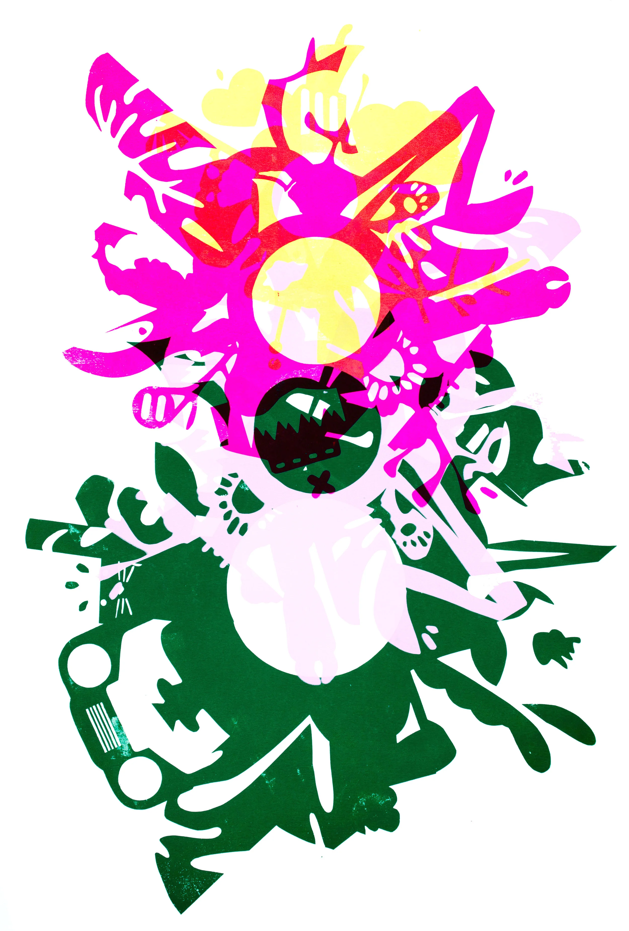 Screenprint on paper 2015 15 x 22 in