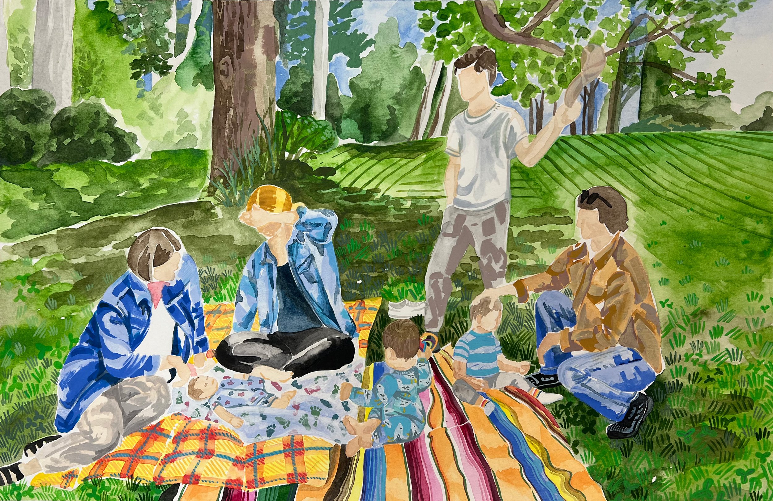 Milennial take on Village Sur L'Herbe, Milennial parenting