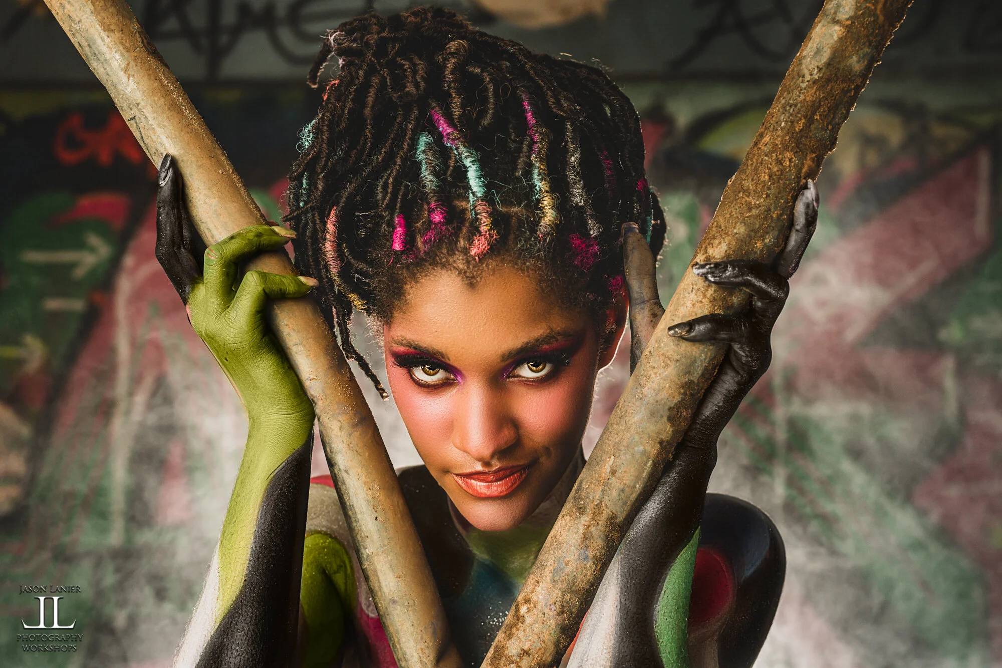 Bodypaint Shoot at the Jupiter Dungeon with Jason Lanier