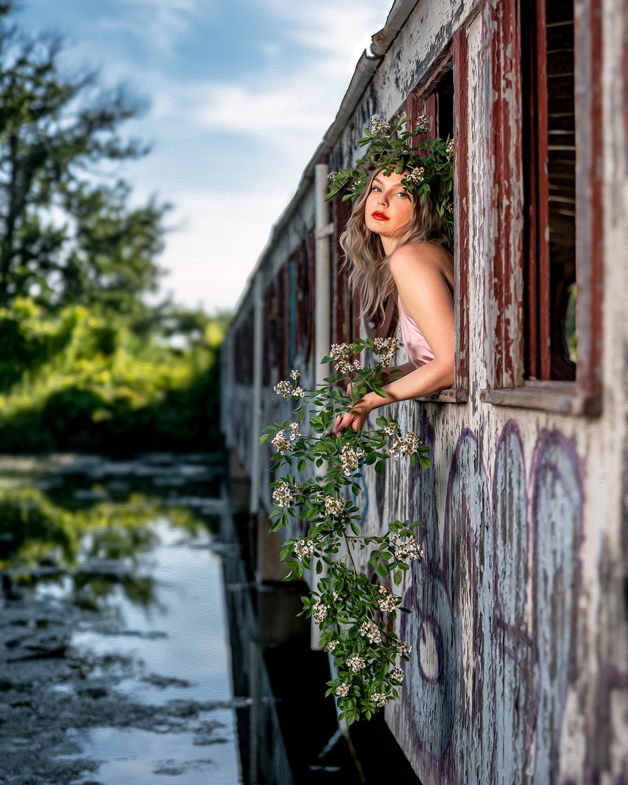 The Art of Juxtaposition: Beauty in the Decay