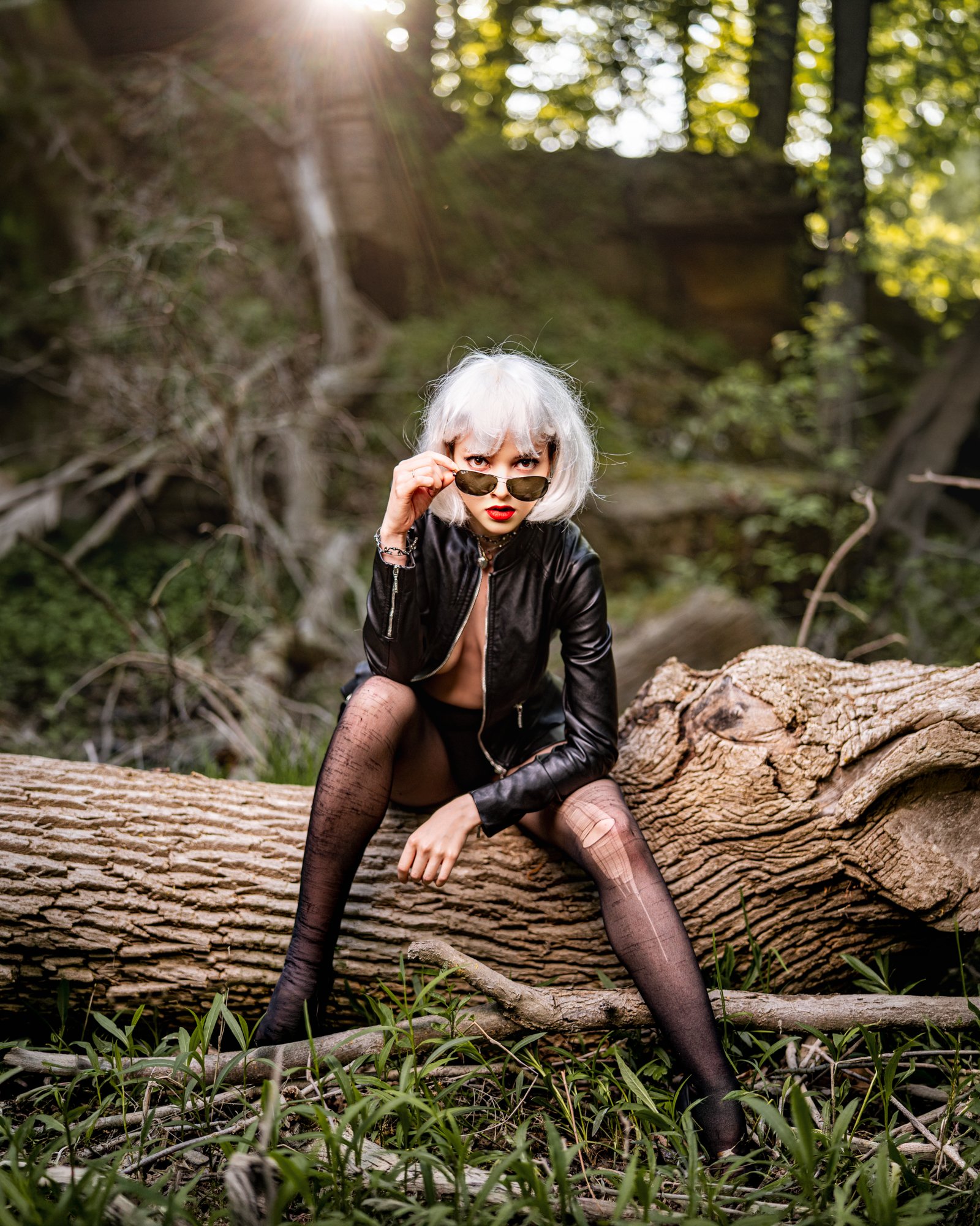 Wild Rebel: When Leather Meets the Forest