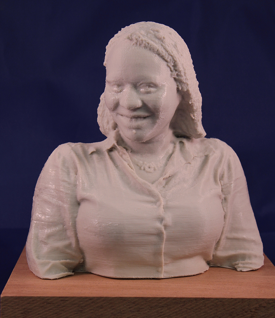Large 3D Portrait in Stone Duratex