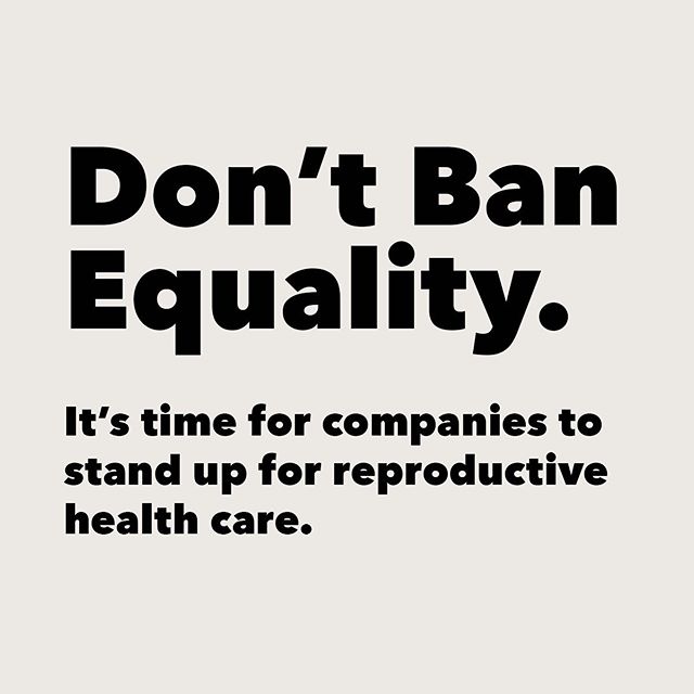 Equality in the workplace is one of the most important business issues of our time; access to comprehensive reproductive health care is pivotal to equality. I&rsquo;m proud to be a signatory in the historic @nytimes statement featuring more than 180 