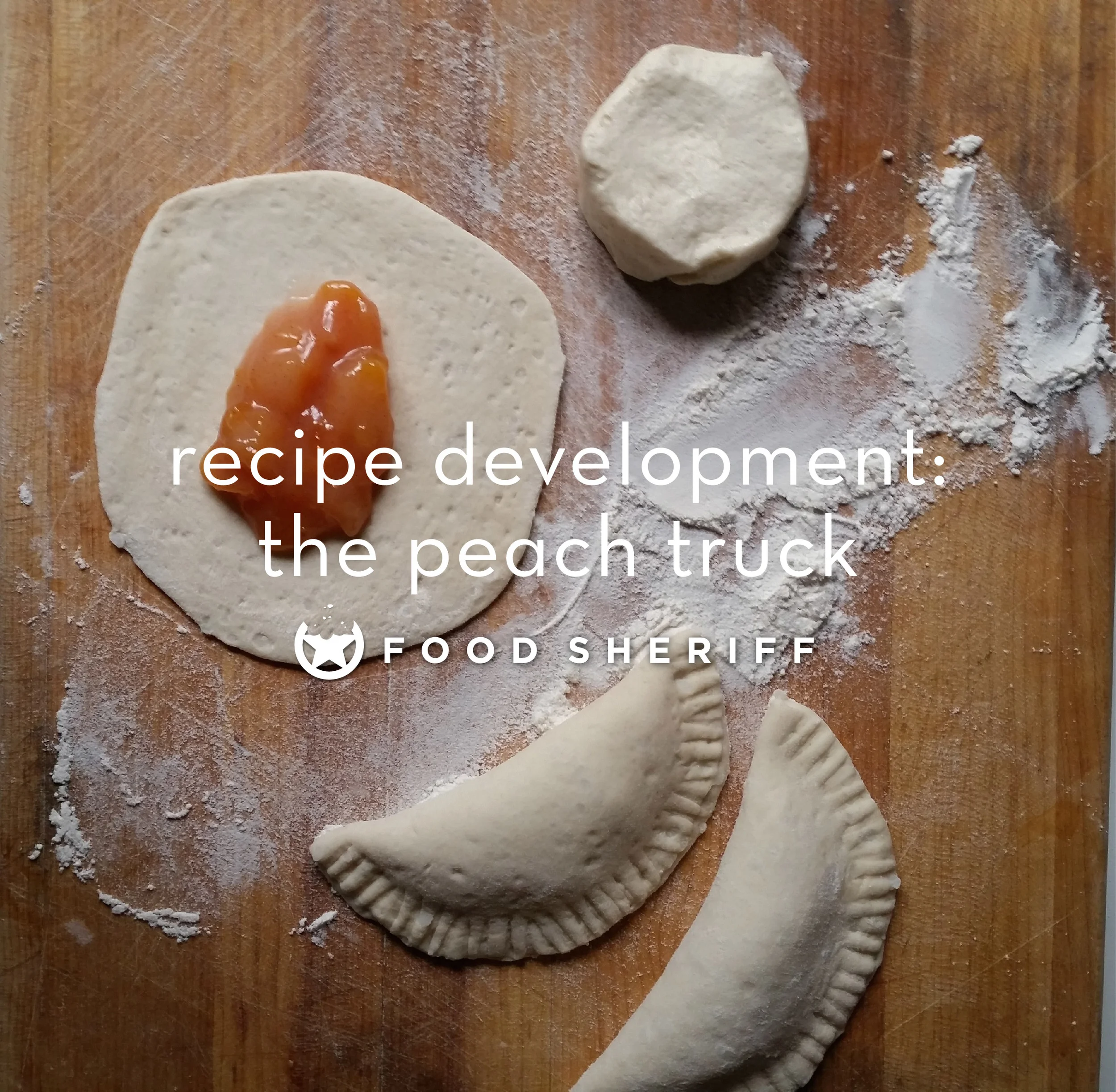 recipe development: the peach truck