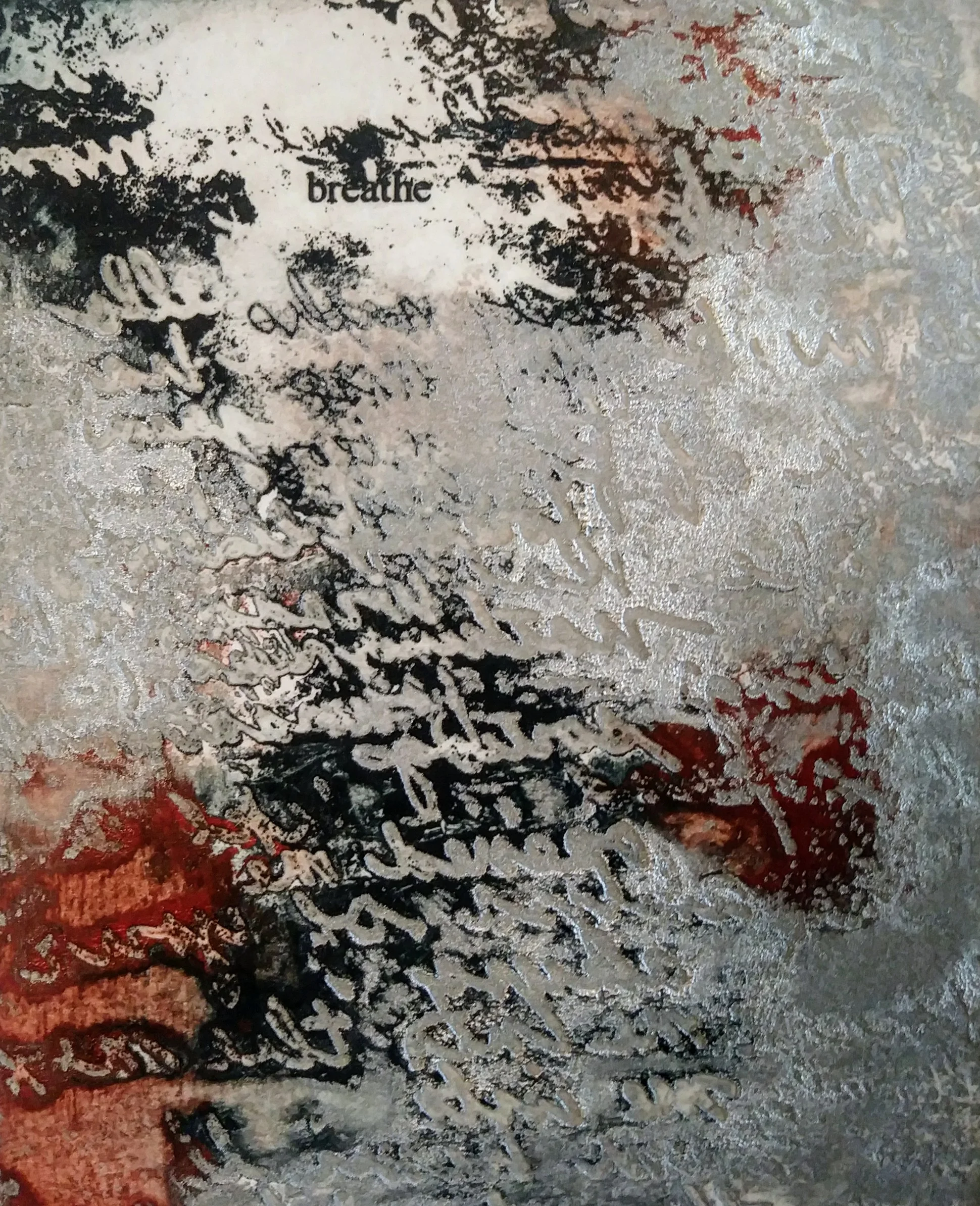  Untitled: Monoprint, 5 inches high X 4 