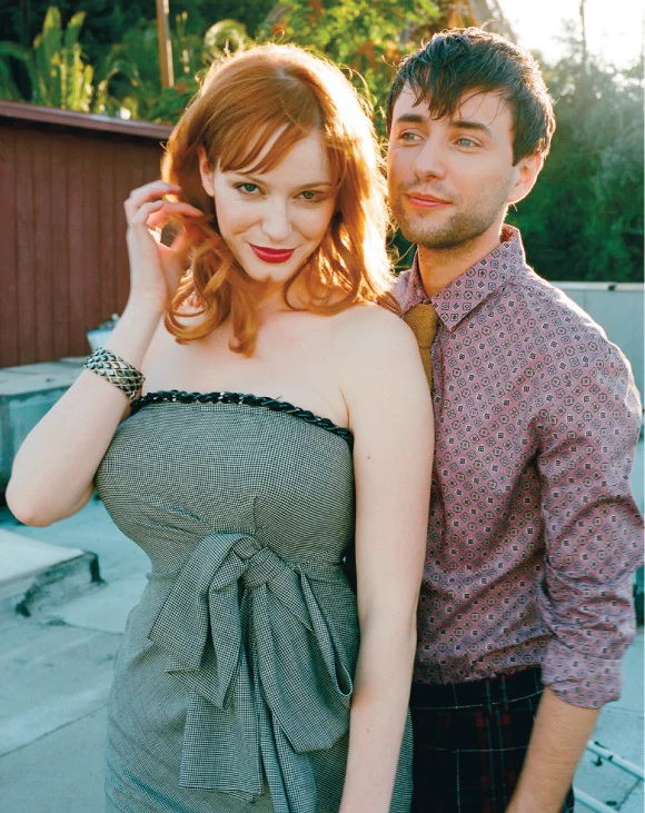   Christina Hendricks &amp; Vincent Kartheiser&nbsp;   NYLON   Photographed by Lauren Dukoff   September 2009  