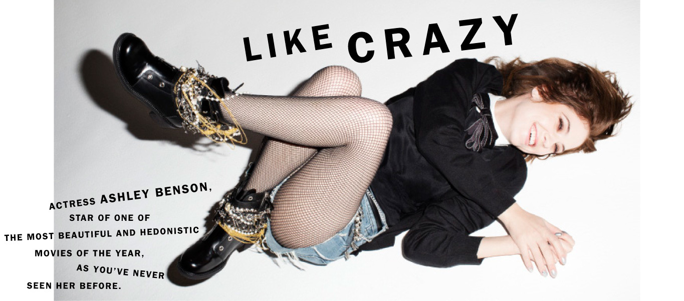  Talent: Ashley Benson  Photographer: Jason Nocito  Stylist: Michelle Reneau  Hair: Alex Polillo  Makeup: Gloria Noto 
