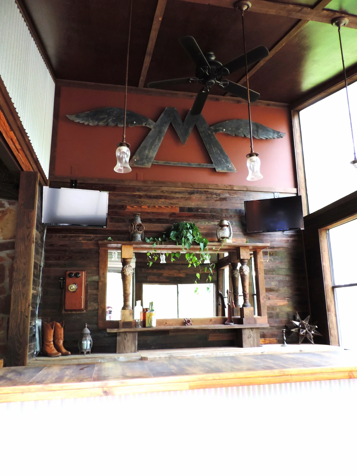 The Flying M Bar located just off of the Reception Hall.