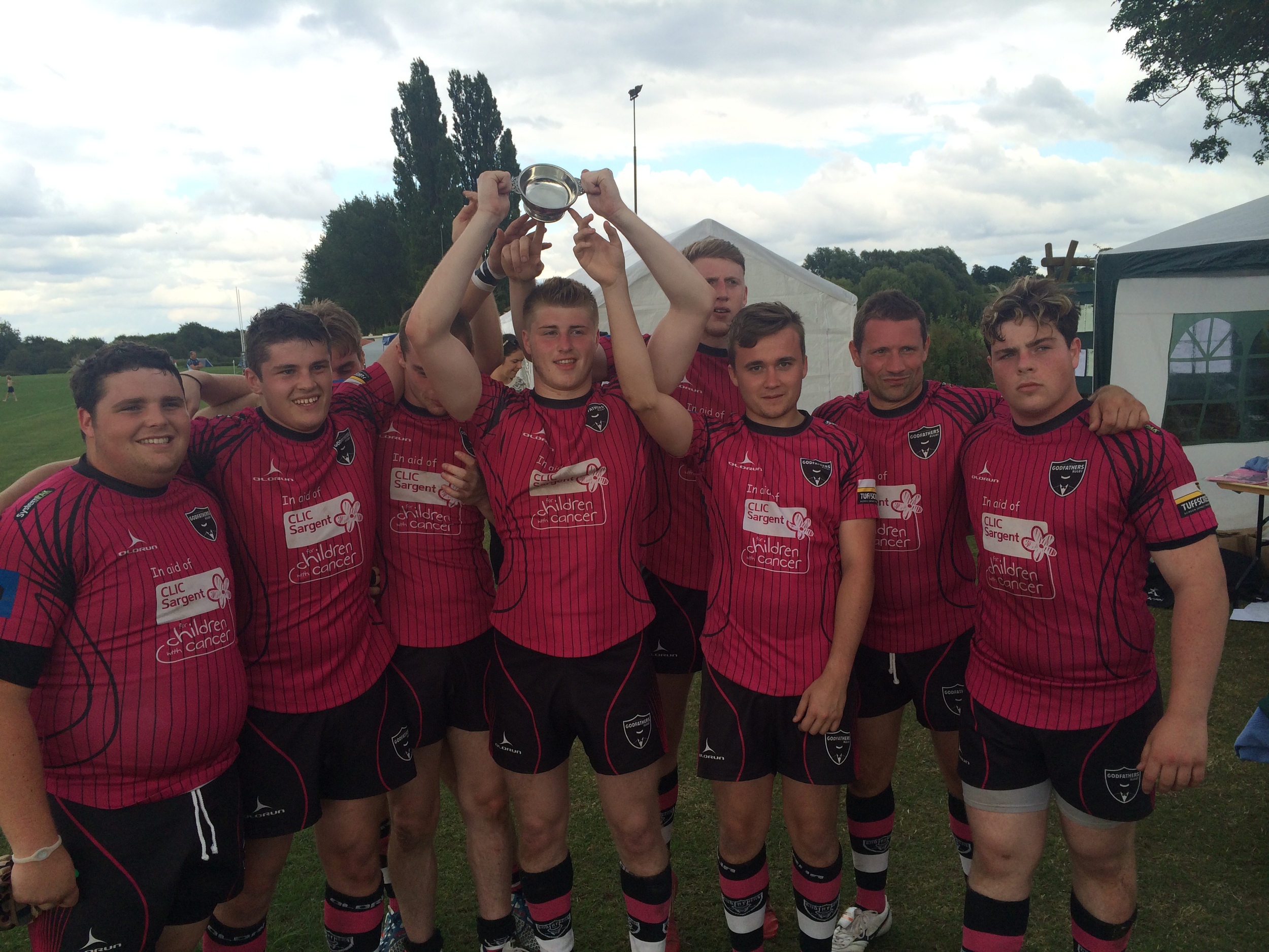 Cugines celebrate their cup win