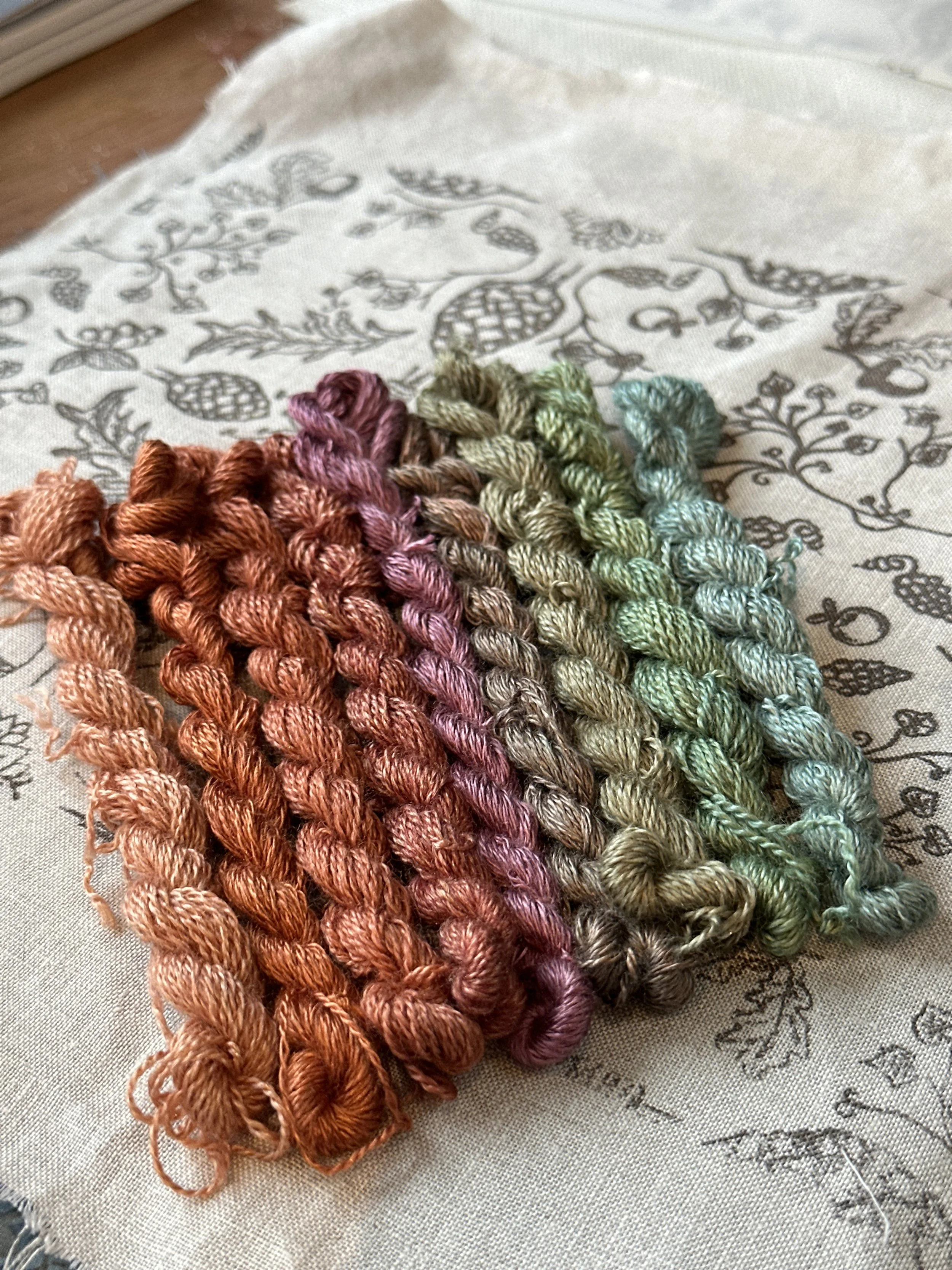 Overdyeing with natural dyes and  an 18 year old gift.