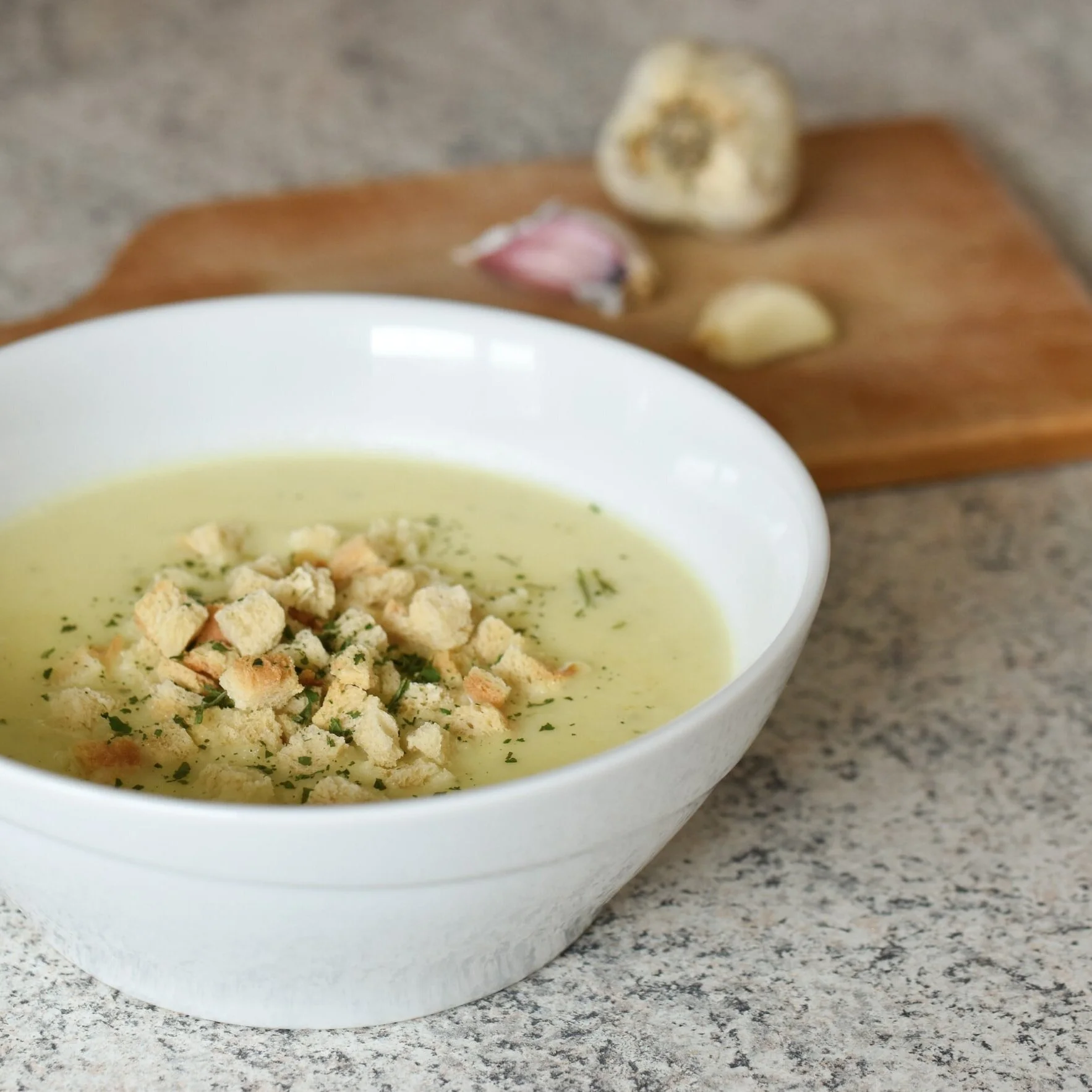 Celeriac and Blue Cheese Soup
