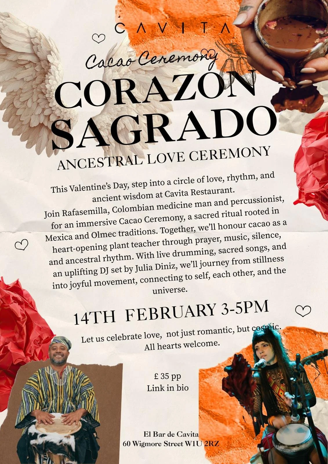 Cacao Ceremony &amp; Dance.  