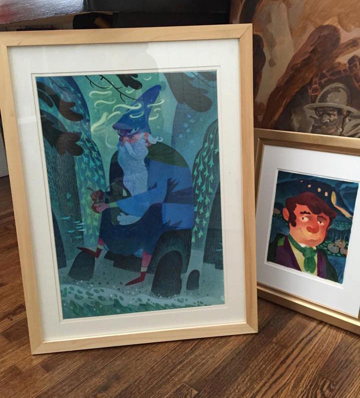 10. Framed up. I think I'll put them in nicer ones later though.