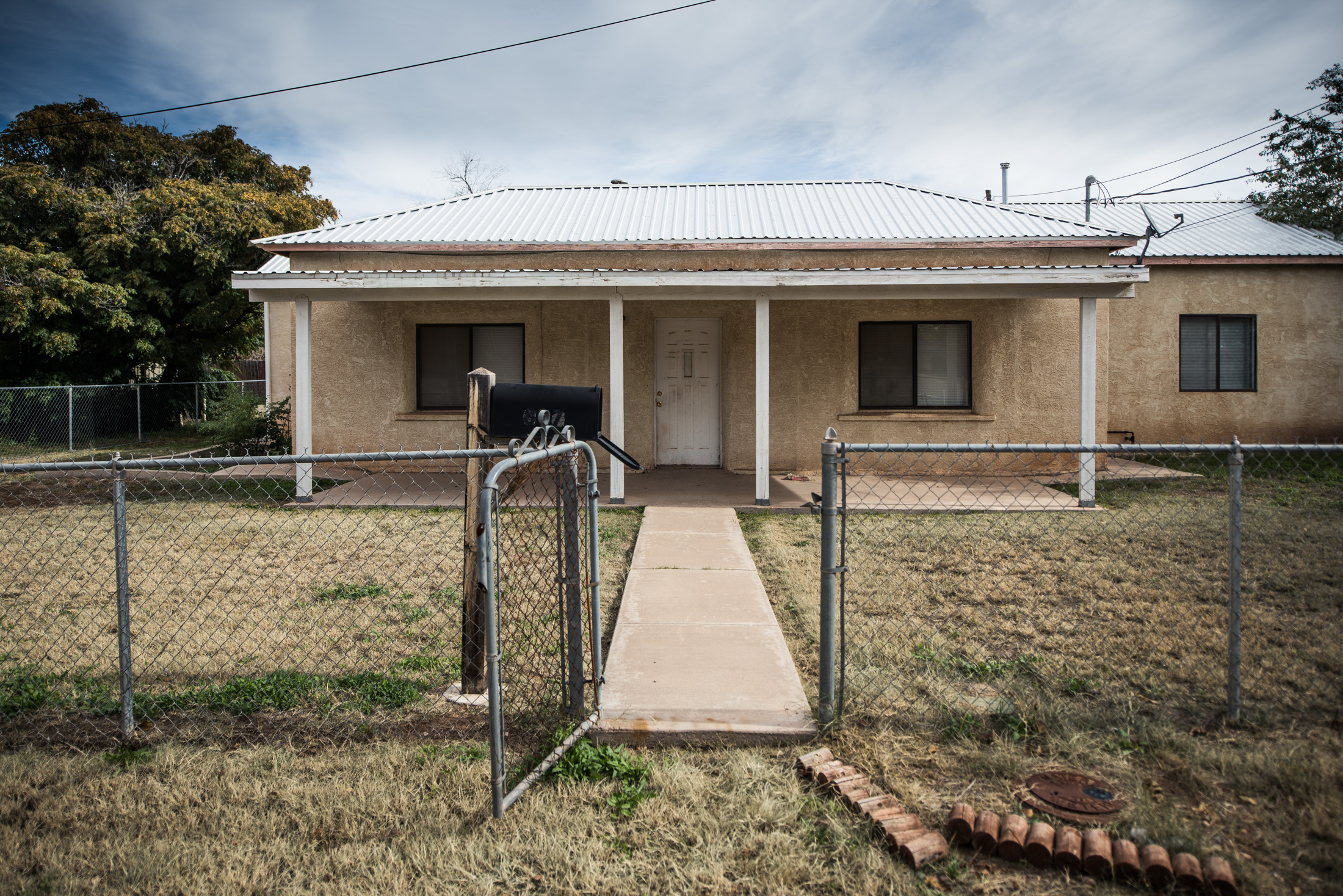  This adobe home,&nbsp;now stucco covered, was the site of my father's birth in 1929.&nbsp; 