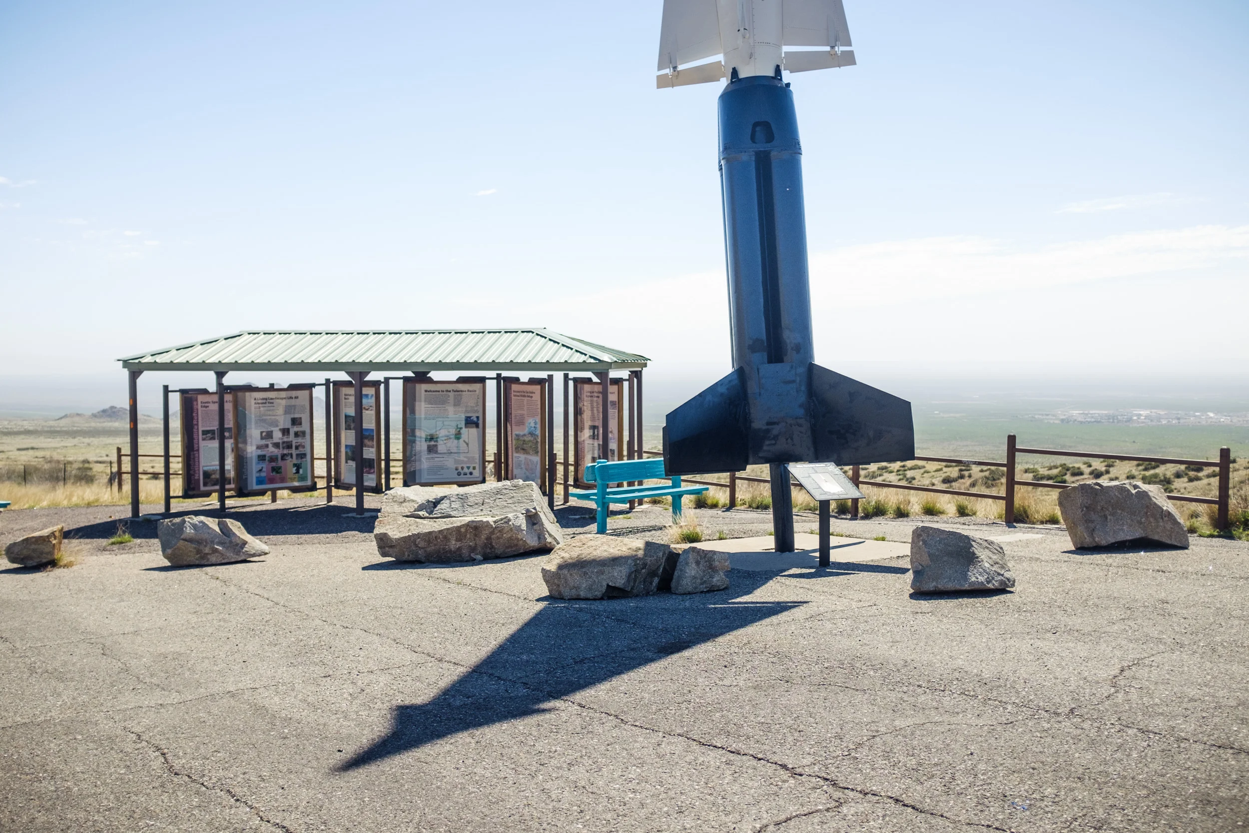 After World War II, the US military opened the White Sands Missile base. It, along with adjacent Holloman Air Force base, brought economic opportunities to the poor area and helped bring down the racial segregation and discrimination - against the Hispanos - which were rampant in the prewar area. 