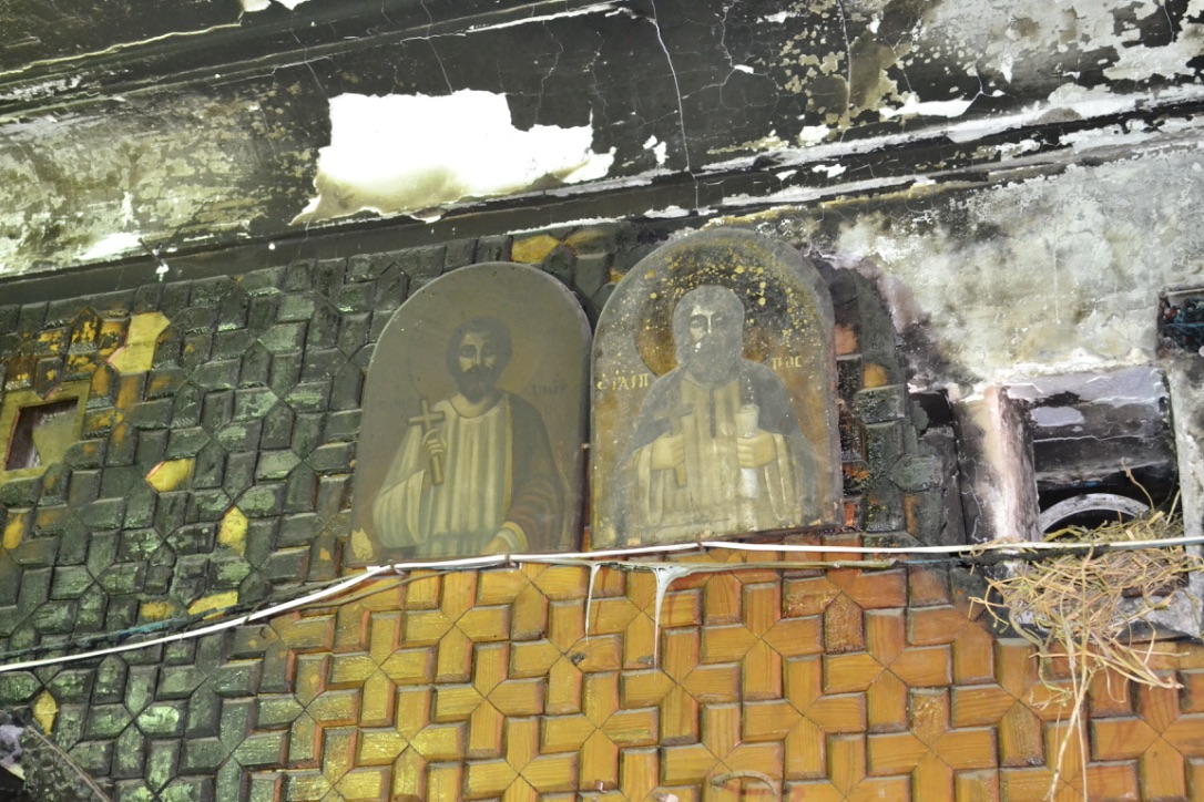 St. Michael's Church, burned out by an attack. El-Diabiyya, Egypt (2013)