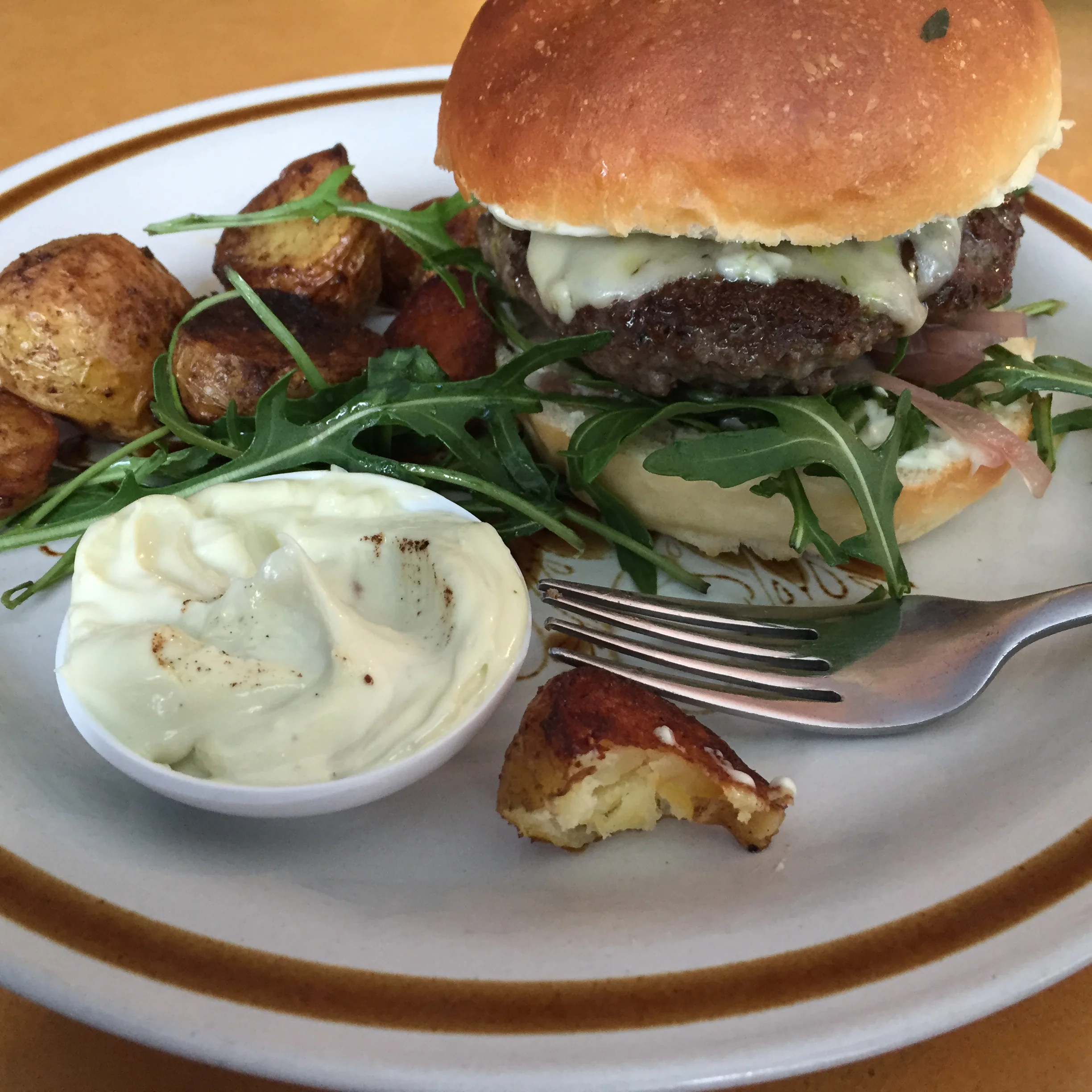 The goat burger at Criterion St Cafe. Highly recommended!