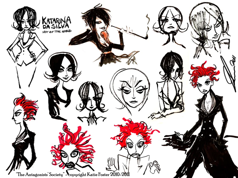 The Villains' Bureau: Designs