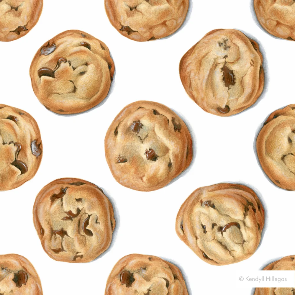 Chocolate Chip Cookie Pattern