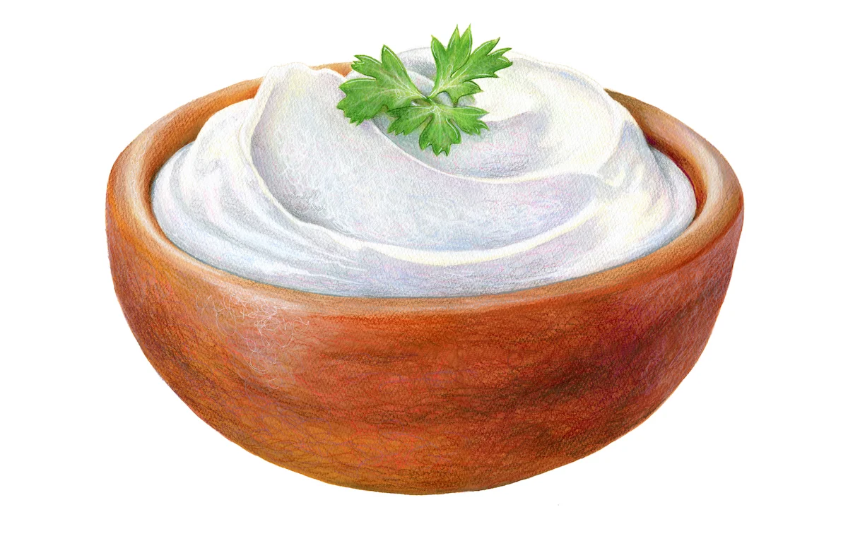 Bowl of Sour Cream