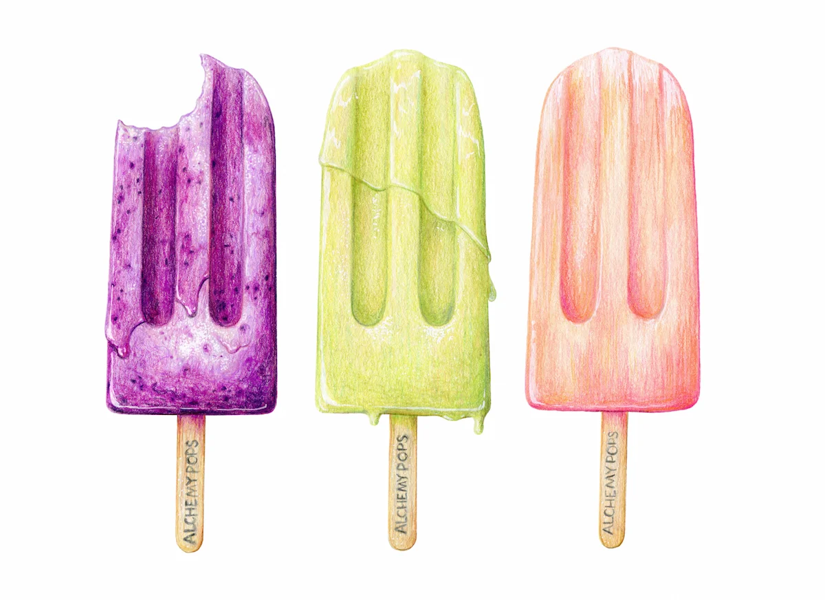 Popsicle Trio Illustration