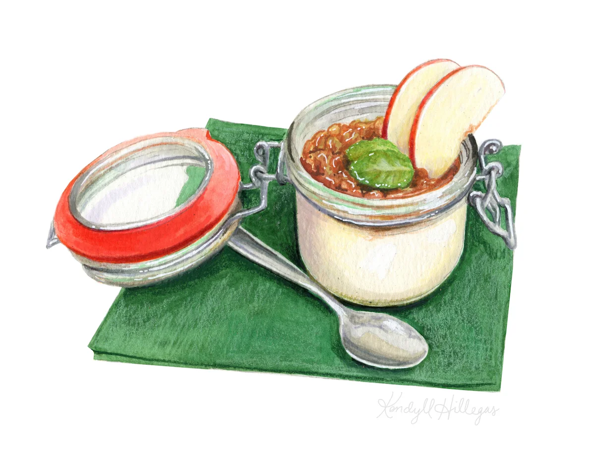Yogurt Parfait Illustration
