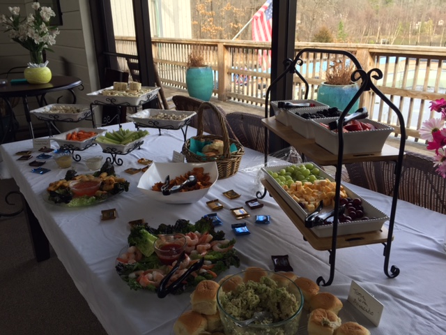 Stacey prepared quite a spread for the Ladies' League luncheon today. 