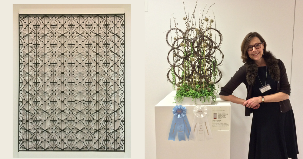   Melinda's first contribution to Art In Bloom 2015 at the St. Louis Art Museum.&nbsp;  