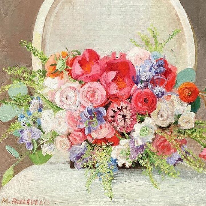 Did you know that I paint bouquet paintings? It&rsquo;s a great way to preserve the memory of your wedding flowers as well adding beautiful artwork to your home. I&rsquo;m taking Christmas orders now! Choice of watercolor, oil or pastel in various si