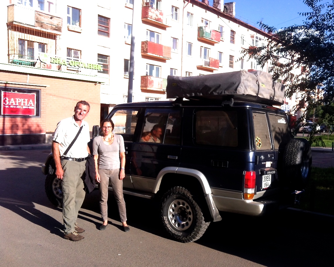 mongolia has beautiful landscape and we had great time. thank you drive mongolia for installing roof tent on prado late at night. vehicle and roof tent were reliable and in good condition. karin schreiner, germany