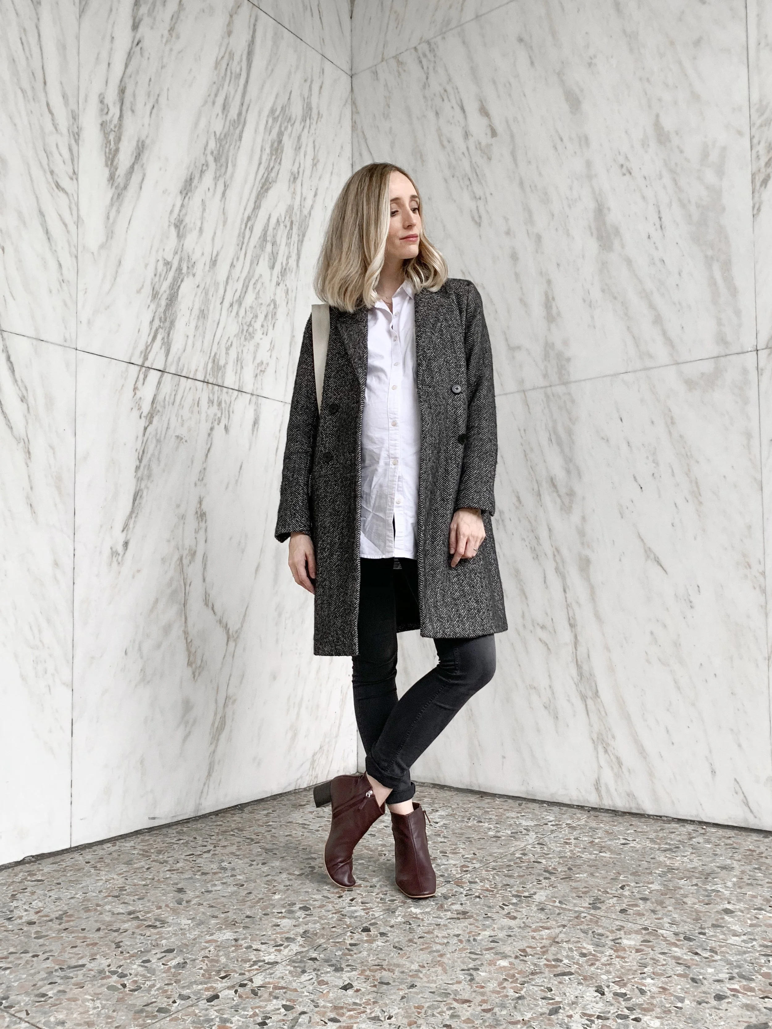 everlane day boot burgundy