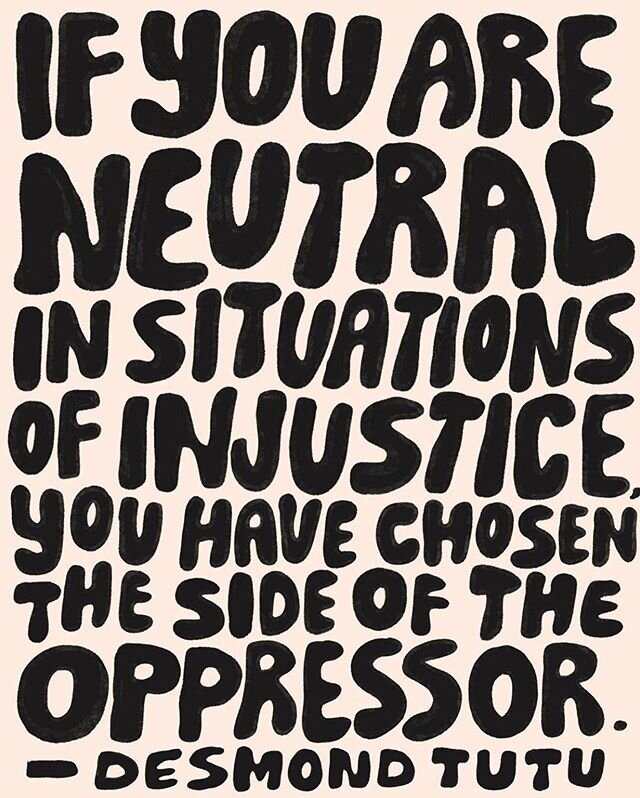 My heart has been heavy with the injustice that&rsquo;s been happening in black communities, not just in America but all over.⁣
It has become crystal clear to me that I need to become an ally and encourage my family, friends and community to become m