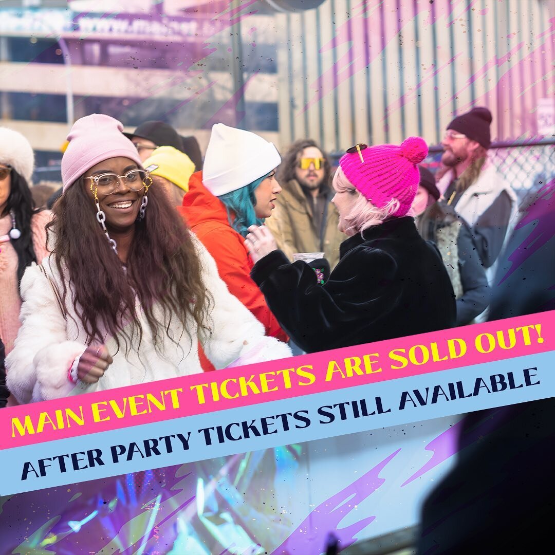 ❄️ TICKET UPDATE ❄️

We are officially sold out of our main event tickets! 😱 (but don&rsquo;t worry, keep reading!)

@starliteroom after party tickets are still available on our website + we will have a very limited amount of Friday and Saturday mai