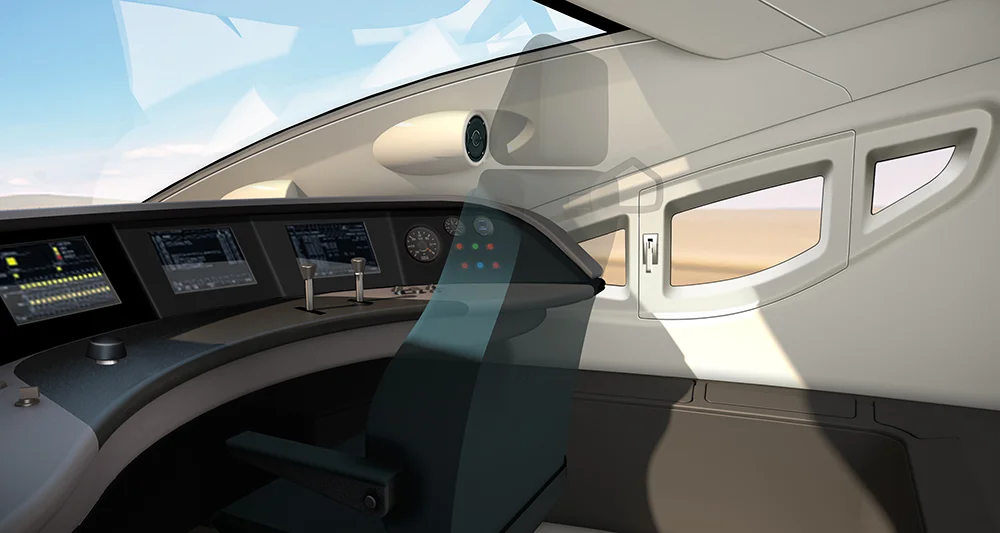 IDA was commissioned in 2013 by CNR CRC to design its first in-house high speed train. While creating a dramatic look for the driver's cab, functionality and standards compliance was not overlooked.