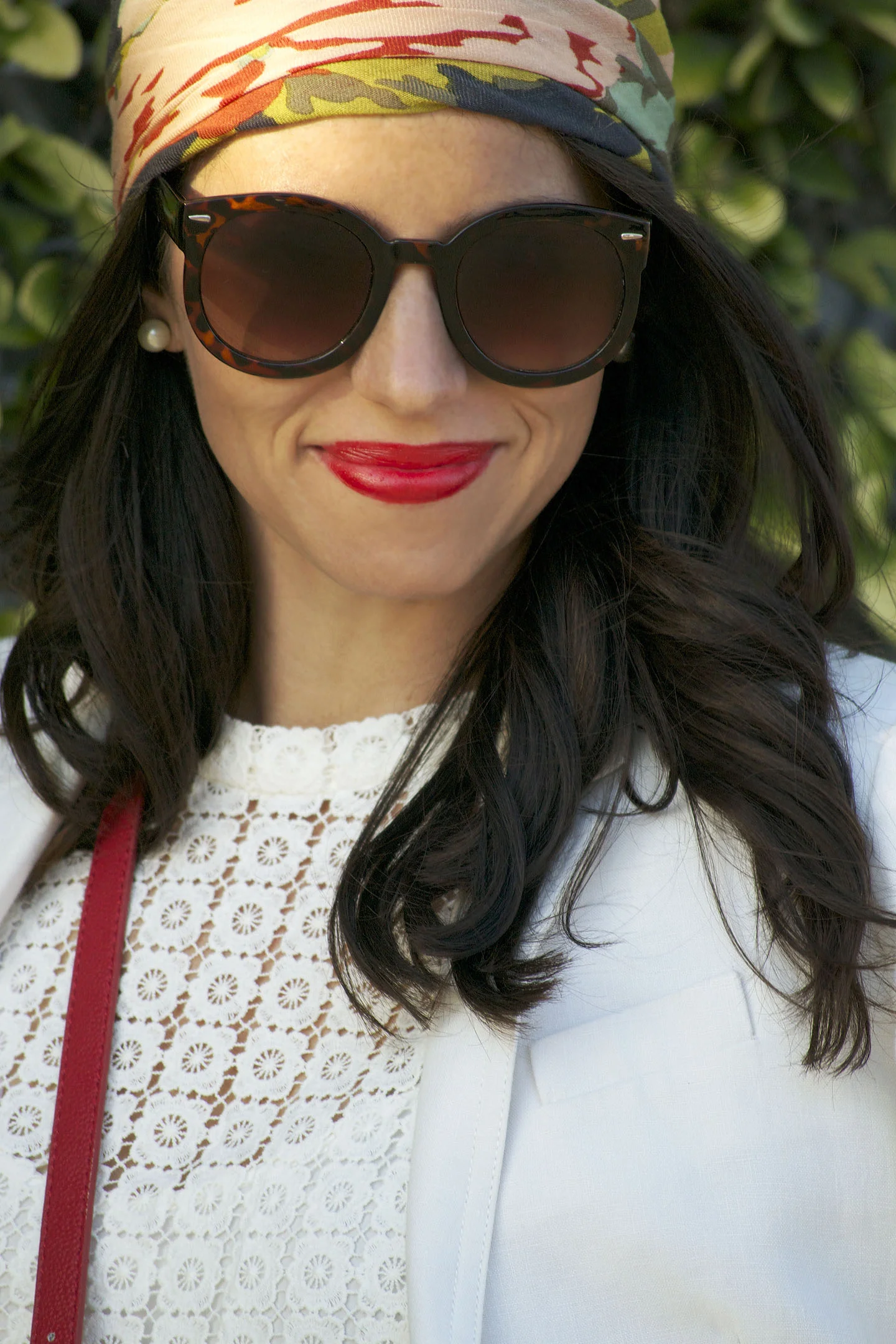 Red lips West Coast Capri