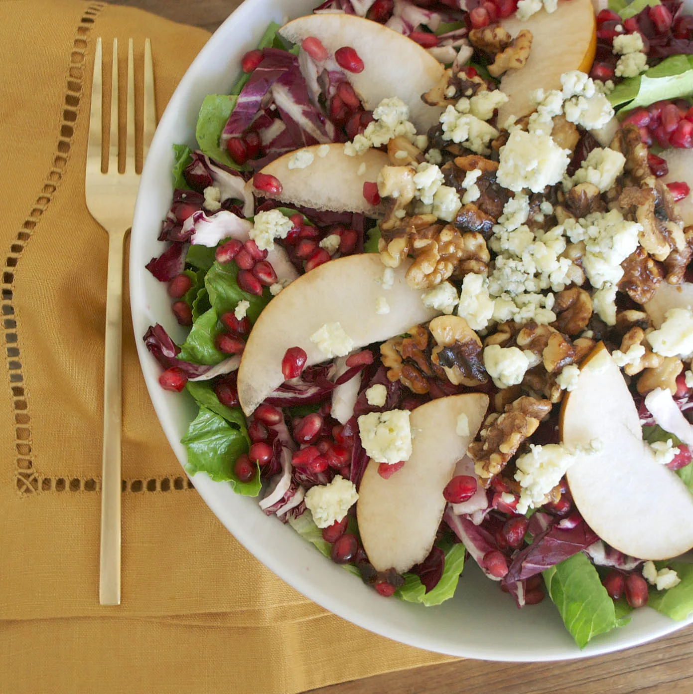 Pear Pomegranate Salad