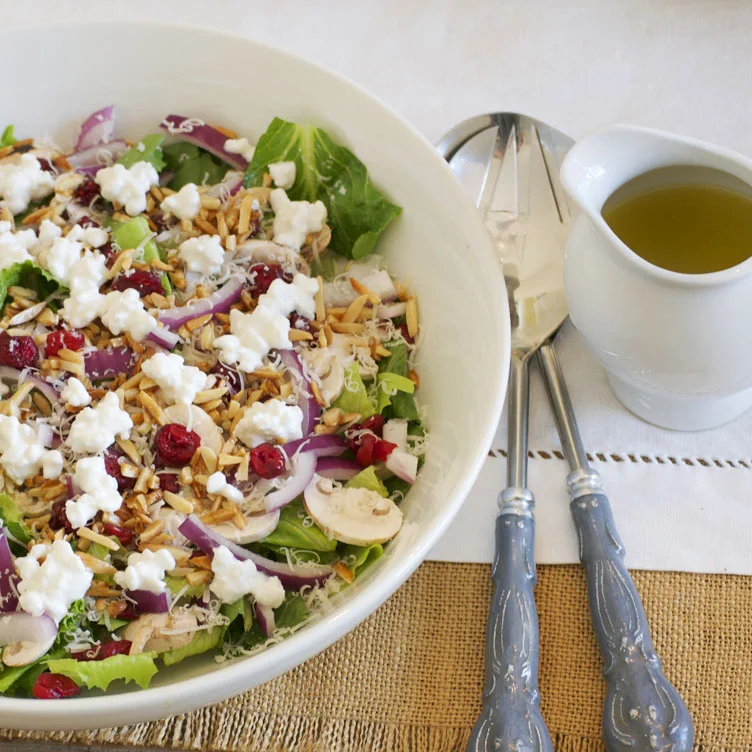 Cheese and Mushroom Salad
