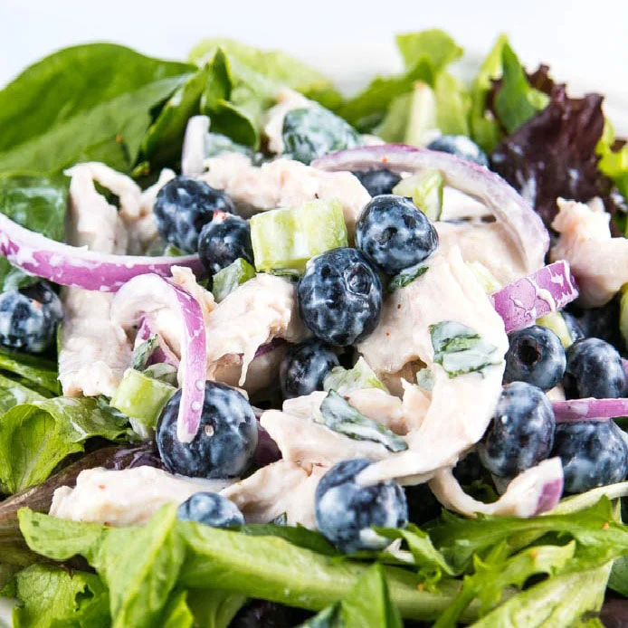 Creamy Blueberry Chicken Salad