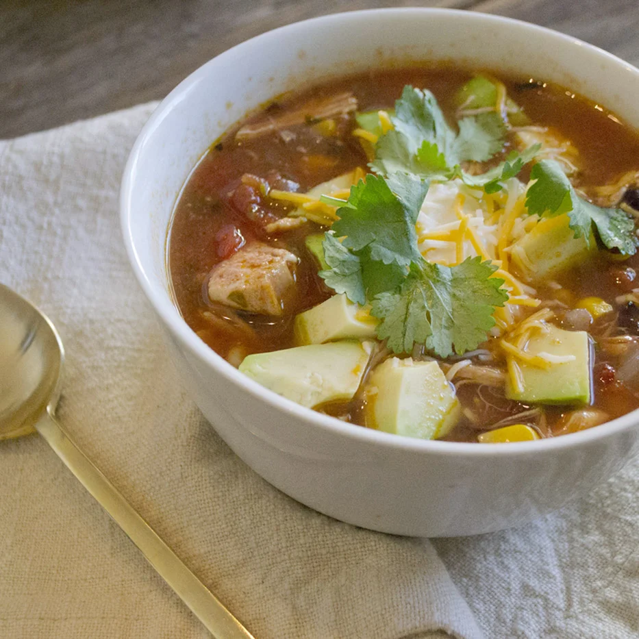 Slow-Cooker Chicken Enchilada Soup