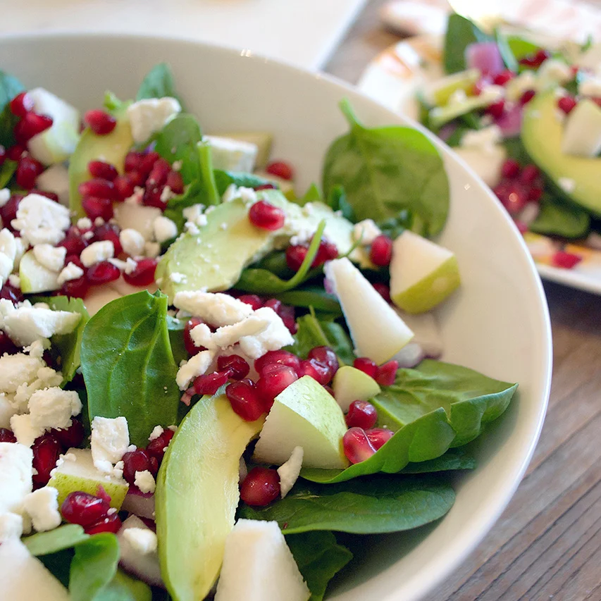 Pomegranate Pear Salad