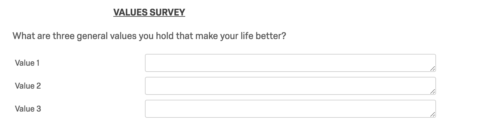 ...or their Values. 