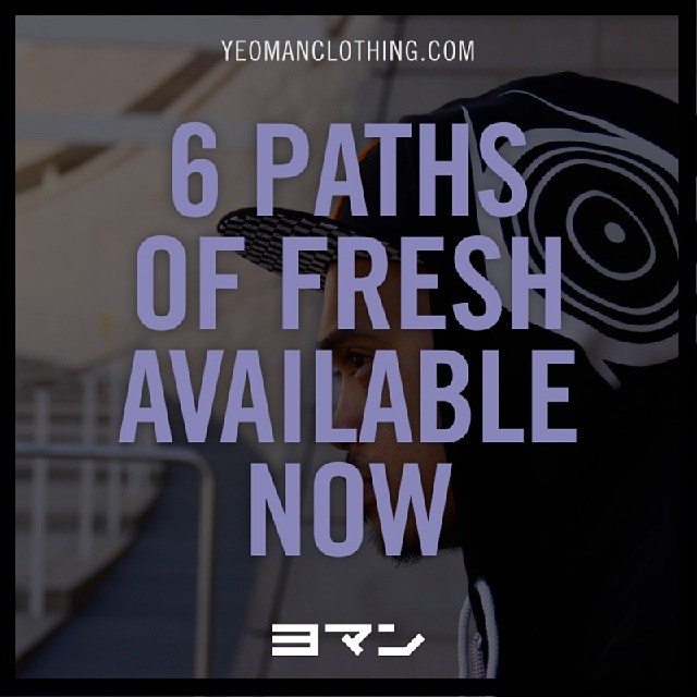 FUTURE MADE ALERT_

6 PATHS of FRESH hoodie is now available_ 
yeomanclothing.com