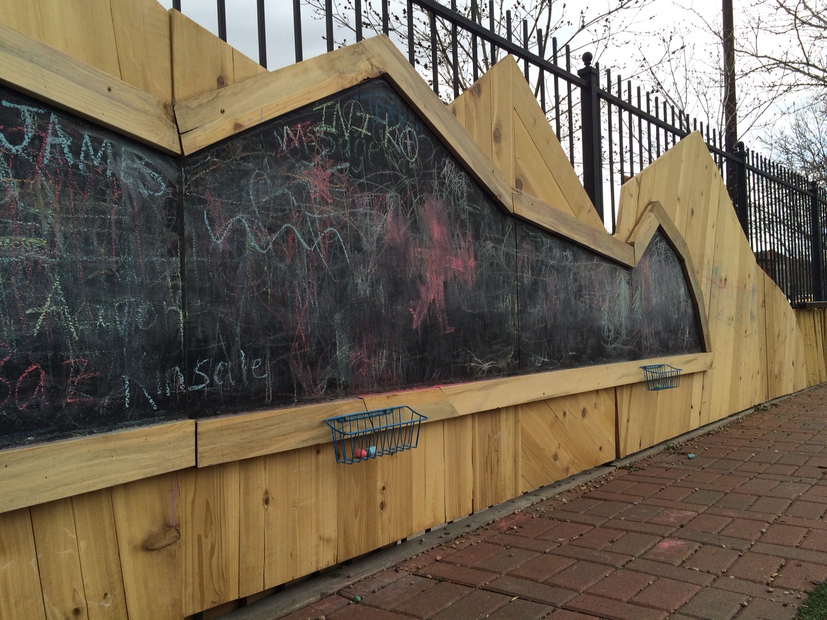 Chalkboard Fence, Montessori Academy of Colorado, Denver, CO