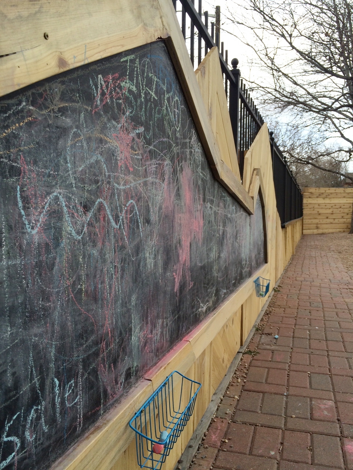 Chalkboard Fence, Montessori Academy of Colorado, Denver, CO